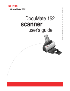 Handleiding Xerox DocuMate 152 Scanner