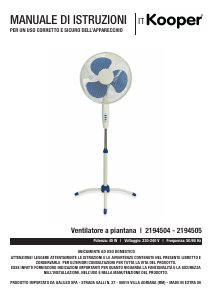 Manual Kooper 2194504 Fan