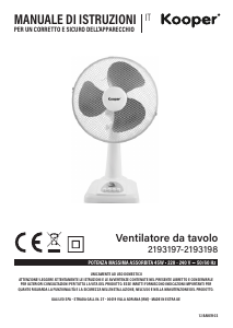 Manual Kooper 2193198 Fan