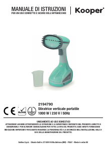 Manuale Kooper 2194790 Vaporizzatore indumenti