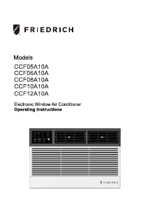 Manual Friedrich CCF08B10A Air Conditioner