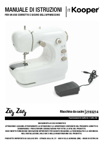 Manual Kooper 2193214 Sewing Machine