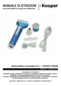 Manuale Kooper 2196398 Rasoio elettrico