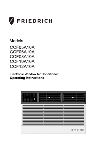 Manual Friedrich CEW18B33A Air Conditioner