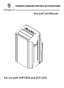 Handleiding Friedrich ZCP12DB Airconditioner