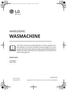 Handleiding LG GC3V508S1 Wasmachine