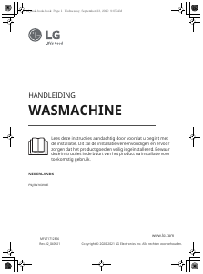 Mode d’emploi LG F4J5VN3WE Lave-linge