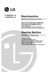 Manual LG F1409QDS Washing Machine