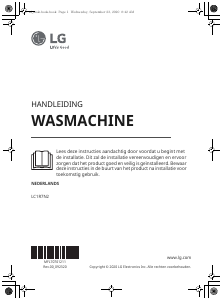 Handleiding LG LC1R7N2 Wasmachine