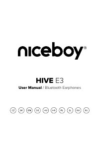 Manual Niceboy HIVE E3 Headphone