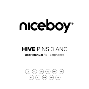 Manual Niceboy HIVE Pins 3 ANC Căşti