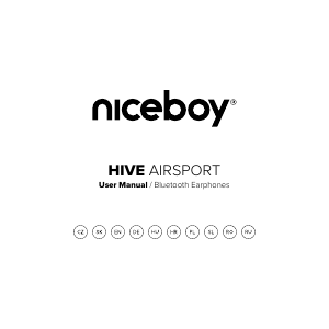 Manual Niceboy HIVE Airsport Căşti