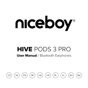 Manual Niceboy HIVE Pods 3 PRO Căşti