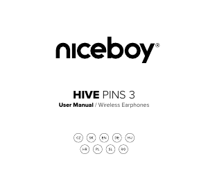 Manual Niceboy HIVE Pins 3 Căşti