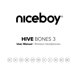 Наръчник Niceboy HIVE Bones 3 Слушалка