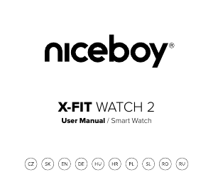 Instrukcja Niceboy X-Fit Watch 2 Zegarek sportowy