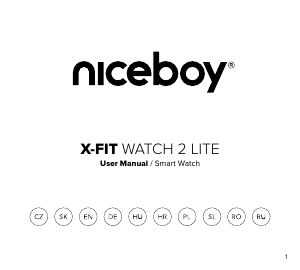 Instrukcja Niceboy X-Fit Watch 2 Lite Zegarek sportowy