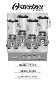 Manual Oster 4126 Liquidificadora