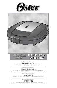 Mode d’emploi Oster CKSTSM3891 Grill