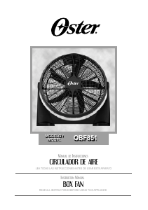 Handleiding Oster OBF851 Ventilator