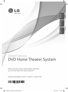 Manual LG DH4530T Home Theater System