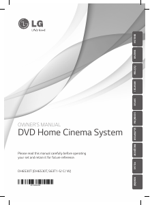 Handleiding LG DH6530T Home cinema set