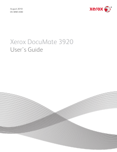 Handleiding Xerox DocuMate 3920 Scanner