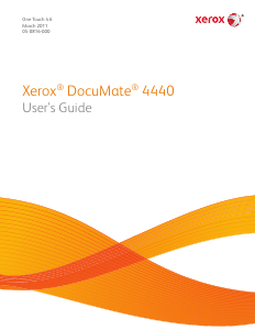 Manual Xerox DocuMate 4440 Scanner