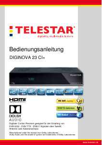 Bedienungsanleitung Telestar DIGINOVA 23 CI+ Digital-receiver