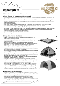 Handleiding Wilderness Oppomp Tent