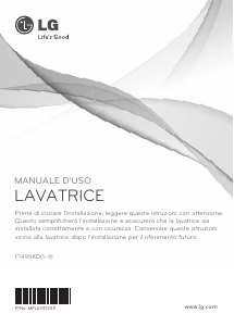 Manuale LG F1495KD Lavatrice
