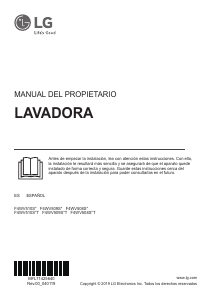 Manual de uso LG F4WV509S0 Lavadora