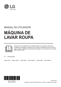 Manual LG F4WV710P1 Máquina de lavar roupa