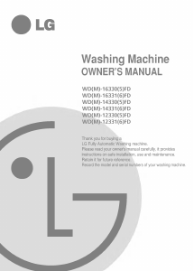 Manual LG WD-14331FDK Washing Machine