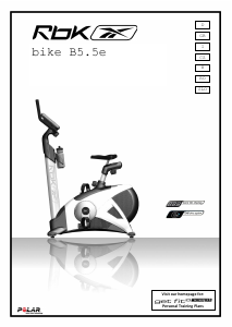 Manual Reebok B5.5e Bicicletă exercitii