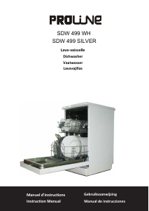 Mode d’emploi Proline SDW 499 Silver Lave-vaisselle