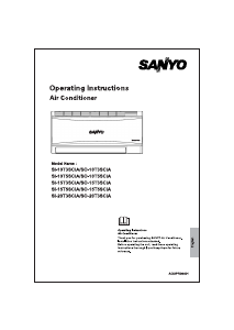 Manual Sanyo SO-10T3SCIA Air Conditioner