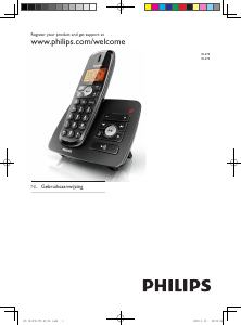 Handleiding Philips XL375 Draadloze telefoon