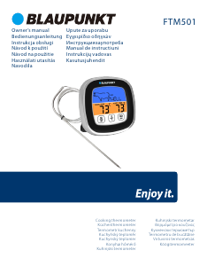Handleiding Blaupunkt FTM501 Voedselthermometer
