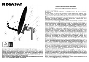 Bedienungsanleitung Megasat MEG-P60SK SAT-spiegel