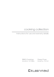 Manual Kleenmaid DCTDF Deep Fryer