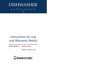 Manual Kleenmaid DW19X Dishwasher