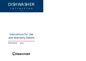 Manual Kleenmaid DW22I Dishwasher
