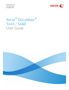 Manual Xerox DocuMate 5445 Scanner