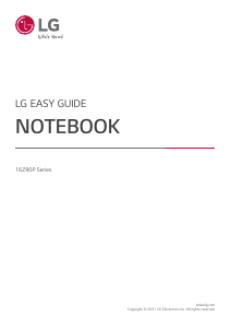 Manual LG 16Z90P-C Gram Laptop