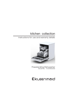 Manual Kleenmaid KCDW6020S Dishwasher