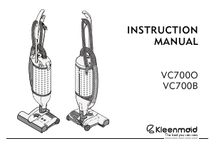 Handleiding Kleenmaid VC700O Stofzuiger
