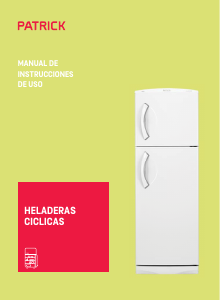 Manual de uso Patrick HPK135M Frigorífico combinado