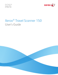 Bedienungsanleitung Xerox Travel Scanner 150 Scanner
