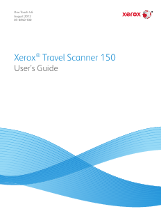 Handleiding Xerox Travel Scanner 150 Scanner